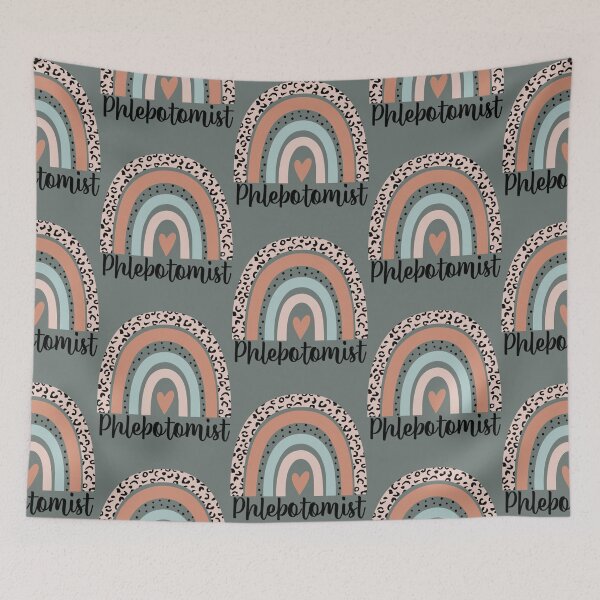 Item preview, Phlebotomist Rainbow Leopard designed and sold by ZiaChatfield.