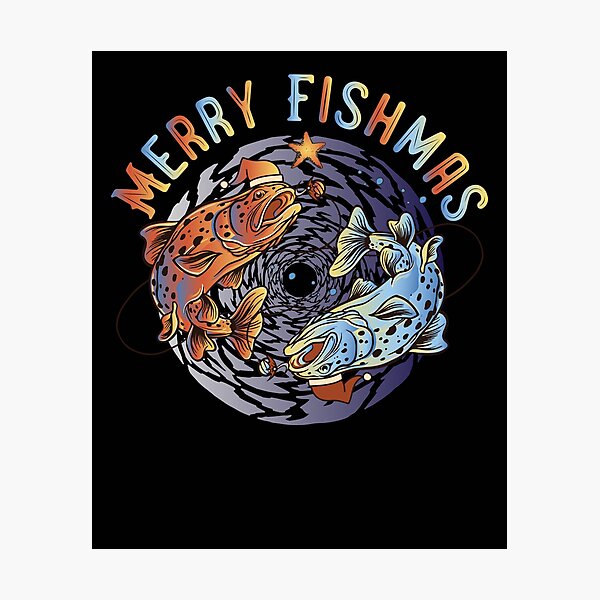 Wishing you reel nice fishmas funny bass fishing christmas, Merry Christmas  Funny Fishing quotes, Gifts for Fishmas Lovers Art Print for Sale by  ThanksVibe