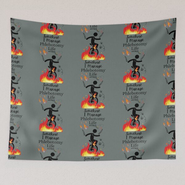 Item preview, Phlebotomy Life Somehow designed and sold by ZiaChatfield.