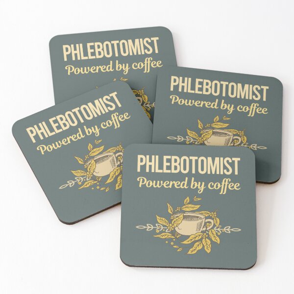 Item preview, Powered By Coffee Phlebotomist designed and sold by ZiaChatfield.