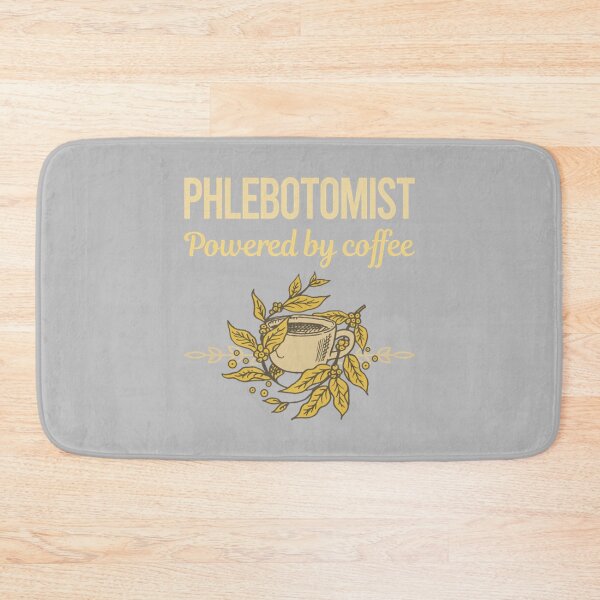 Item preview, Powered By Coffee Phlebotomist designed and sold by ZiaChatfield.