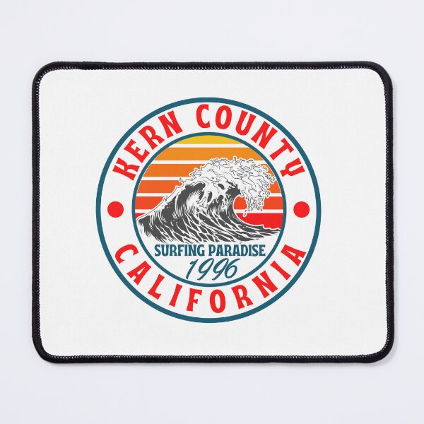 Item preview, California Kern County Surfing Beach Vintage Cal designed and sold by DadJokeDescript.