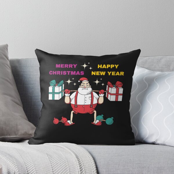Item preview, Merry Christmas and Happy New Year Gift, Santa in the gym resolution designed and sold by dsignstore911.