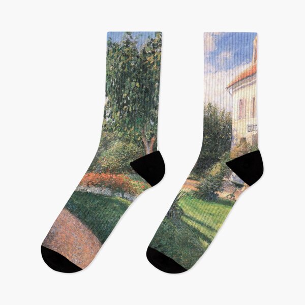 Item preview, The Garden of Les Mathurins at Pontoise Camille Pissarro designed and sold by OldTimeArt.