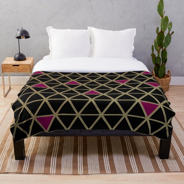 Golden Luxury Throw Blanket