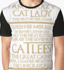 Mutter der Katzen. Catleesi Grafik T-Shirt