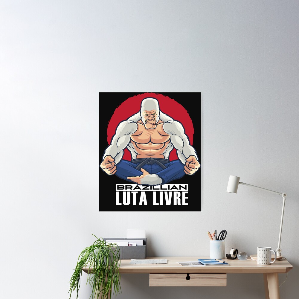 Luta Livre Brazillian T-Shirt Poster by MMA--Designer