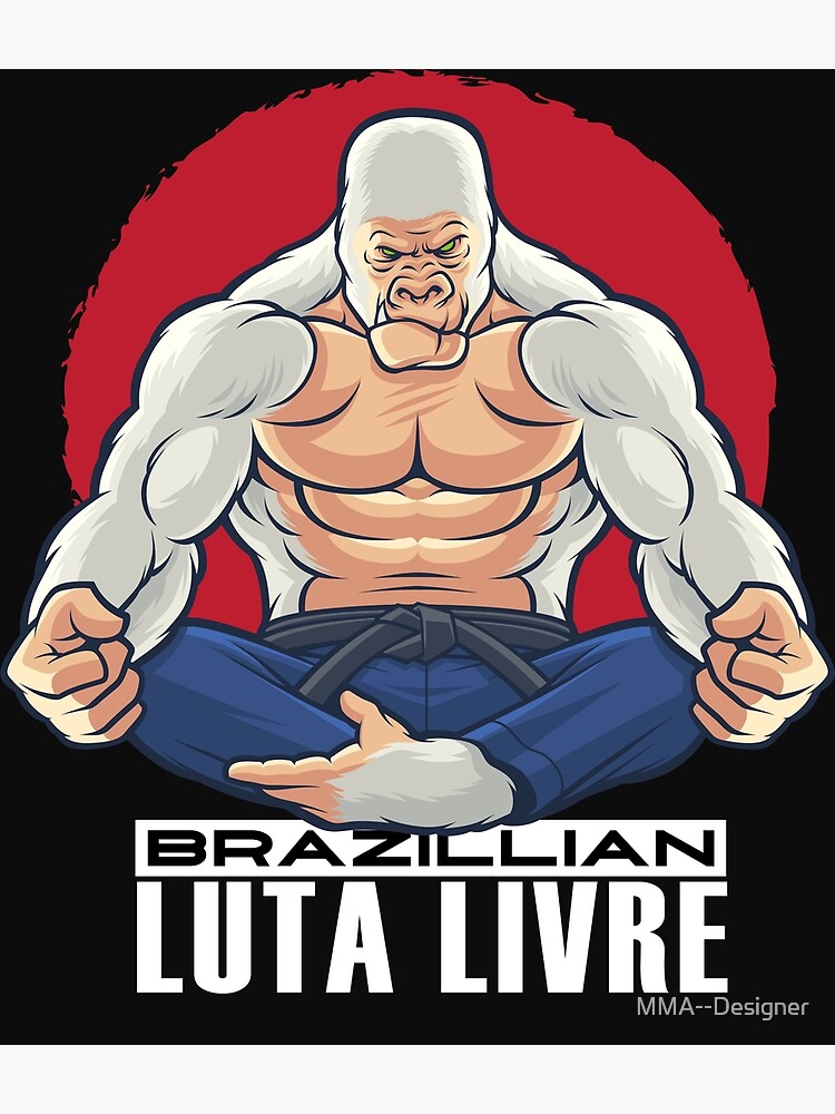 Luta Livre Brazillian T-Shirt Poster by MMA--Designer