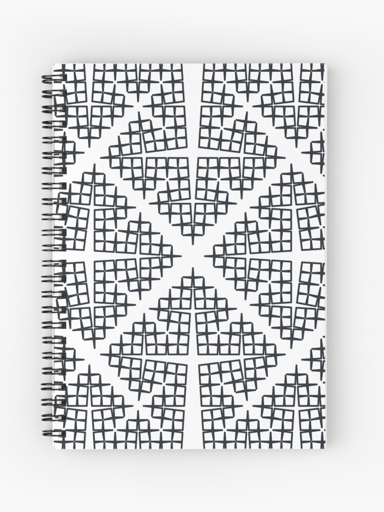 Thumbnail 1 of 3, Journal, Cesàro Fractal - Square designed and sold by joshdbb.