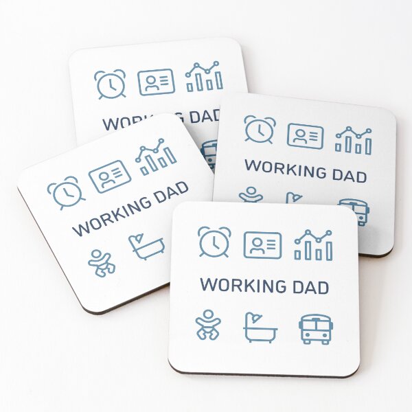 Item preview, Working Dad Icons designed and sold by Not Lost Wanderer Design.