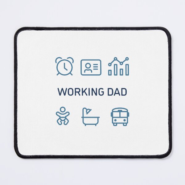 Item preview, Working Dad Icons designed and sold by Not Lost Wanderer Design.