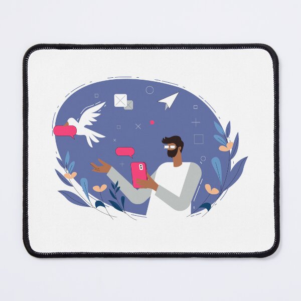 Item preview, Man sending message-Send designed and sold by teedesigndaily.