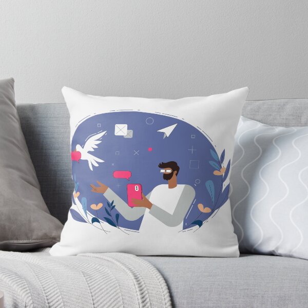 Item preview, Man sending message-Send designed and sold by teedesigndaily.