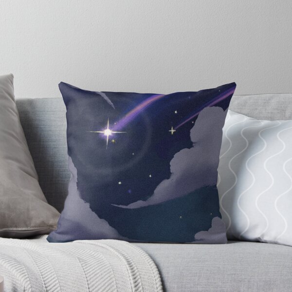 Item preview, Aesthetic Anime Night Sky With Shooting Stars designed and sold by XbaeX.