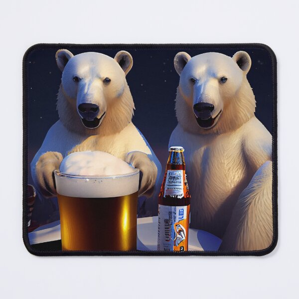 Item preview, Polar bears drink beer, not coke designed and sold by BraveFellow.