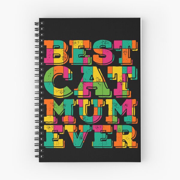 Item preview, Colourful Best Cat Mum Ever  designed and sold by PetSafari.