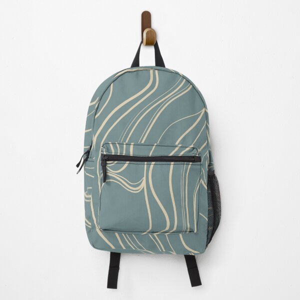 Item preview, Blue Abstract Topography Aesthetic Pattern designed and sold by zedonee.