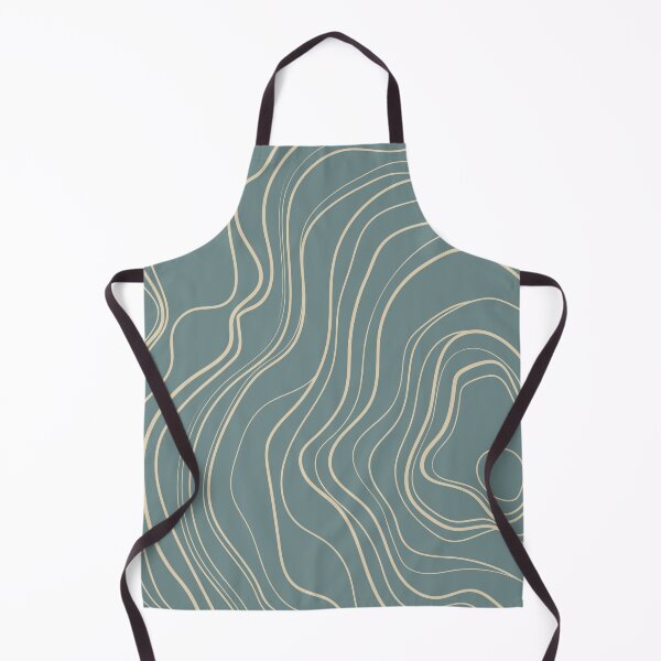 Item preview, Blue Abstract Topography  Aesthetic  Pattern designed and sold by zedonee.