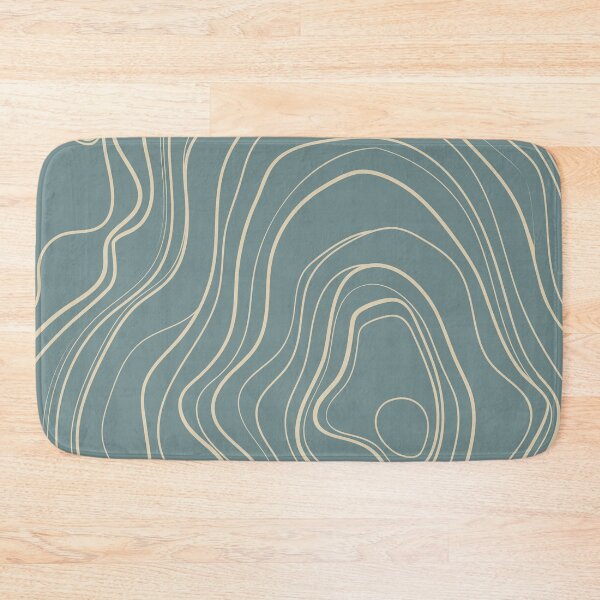 Item preview, Blue Abstract Topography  Aesthetic  Pattern designed and sold by zedonee.