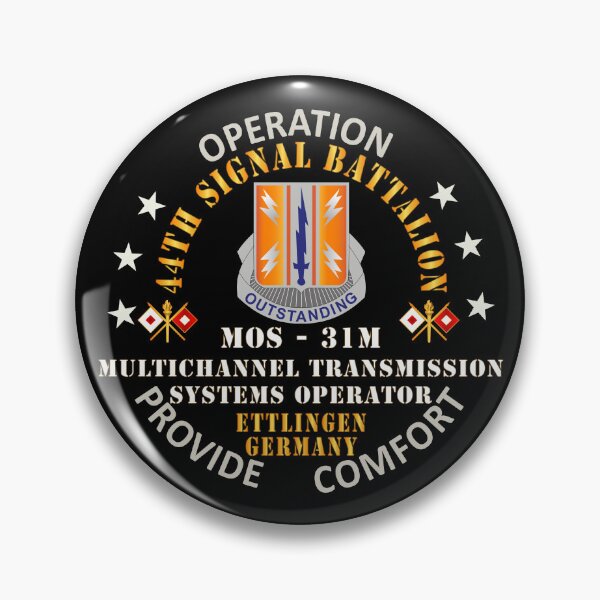 Item preview, Army - 44th Signal Bn - MOS 31M w Opn Provide Comfort - Ettlingen GE X 300DPI designed and sold by Military Insignia Products.