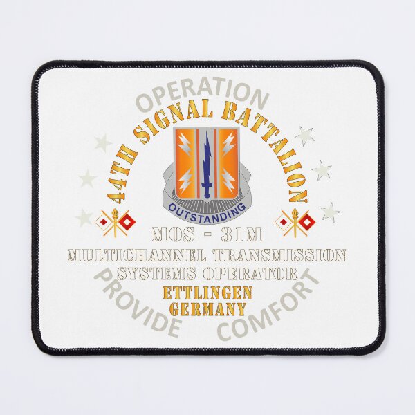Item preview, Army - 44th Signal Bn - MOS 31M w Opn Provide Comfort - Ettlingen GE X 300DPI designed and sold by Military Insignia Products.