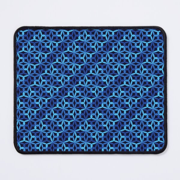 Item preview, Geometric Flower Petal Pattern (Blue Shades) designed and sold by John Uttley.