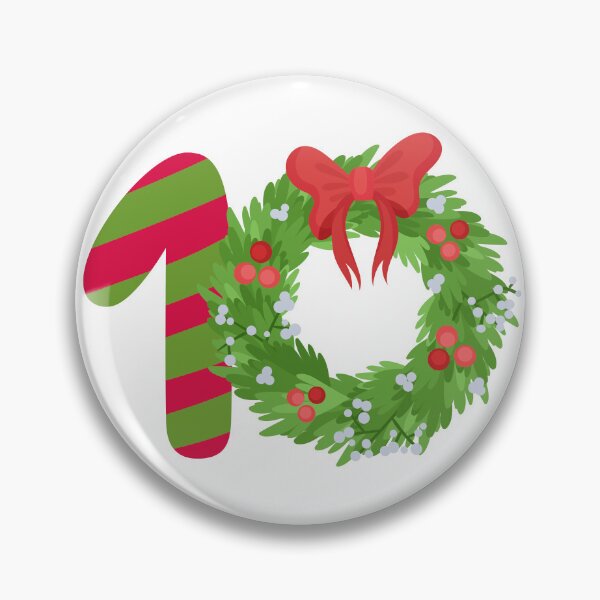 Item preview, Christmas Number 10. Advent Calendar Numbers designed and sold by trendingatees.