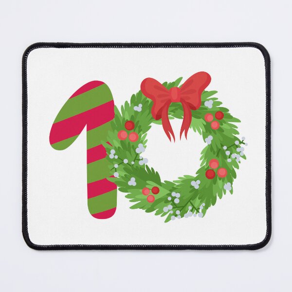 Item preview, Christmas Number 10. Advent Calendar Numbers designed and sold by trendingatees.