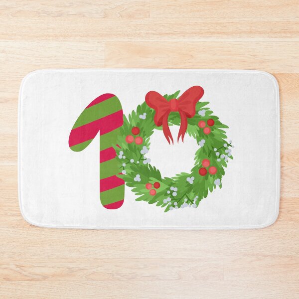 Item preview, Christmas Number 10. Advent Calendar Numbers designed and sold by trendingatees.