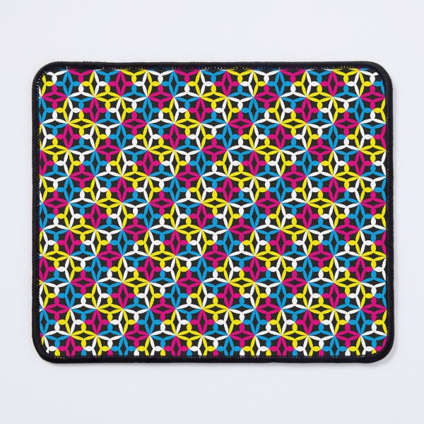 Item preview, Geometric Flower Petal Pattern (CMYK Colour) designed and sold by John Uttley.