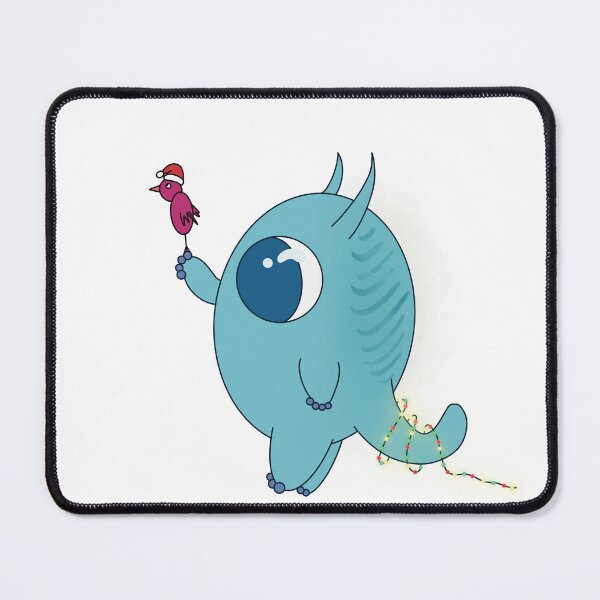 Item preview, Christmas monster and his bird designed and sold by BaikelMaimolt.