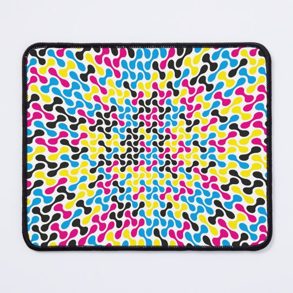 Item preview, CMYK Warped Metaballs Pattern (White) designed and sold by John Uttley.