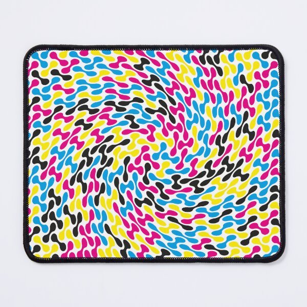 Item preview, CMYK Twisted Metaballs Pattern (White) designed and sold by John Uttley.