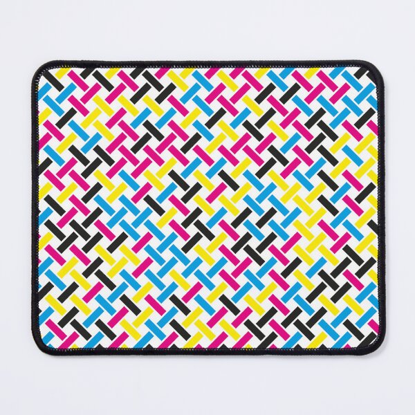 Item preview, CMYK Colour Weave Pattern (White) designed and sold by John Uttley.