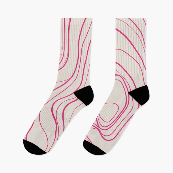 Item preview, Pink  Abstract Topography  Aesthetic  Pattern designed and sold by zedonee.