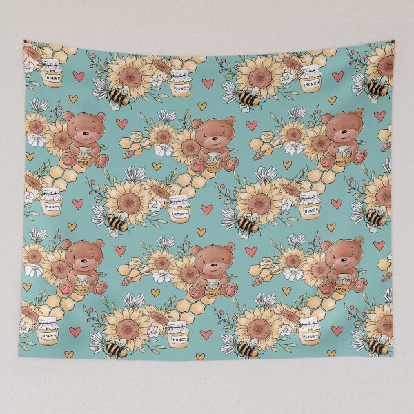 Item preview, Honey Bear and Bees designed and sold by CraftyBee.