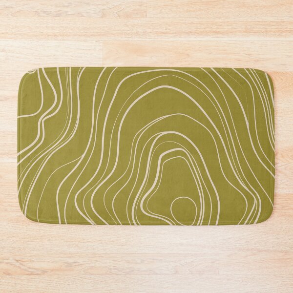 Item preview, Green Abstract Topography  Aesthetic  Pattern designed and sold by zedonee.