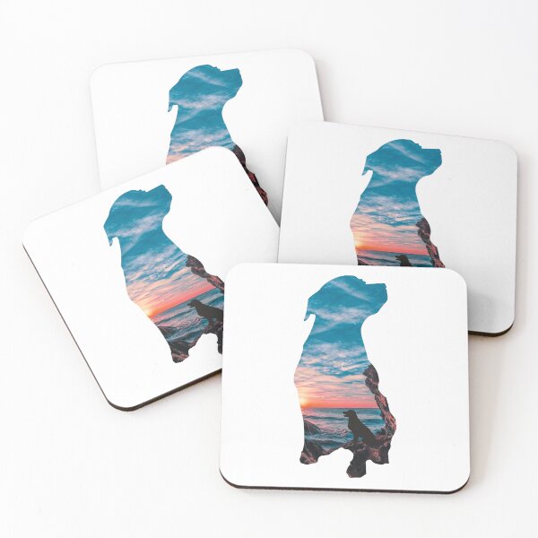 Item preview, Dog Watching the Sunset at Sea designed and sold by MoSaid.