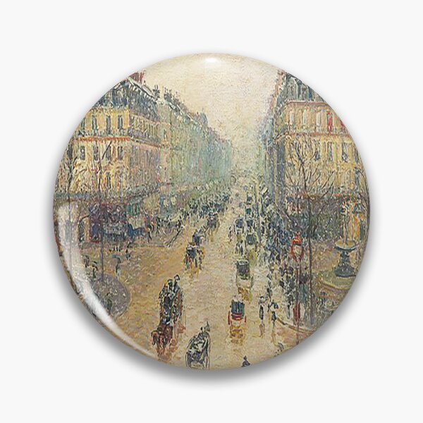 Item preview, Camille Pissarro Avenue de l'Opéra snow effect in the morning designed and sold by MARWA-STORE.