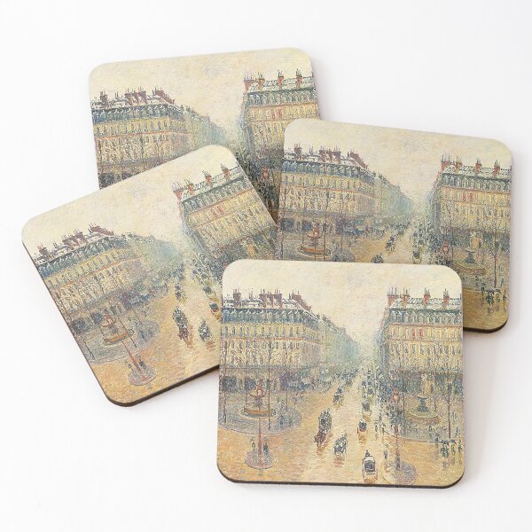 Item preview, Camille Pissarro Avenue de l'Opéra snow effect in the morning designed and sold by MARWA-STORE.