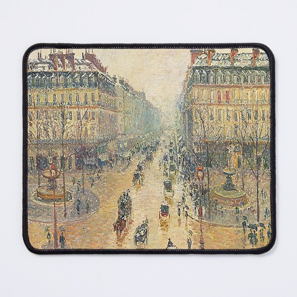 Item preview, Camille Pissarro Avenue de l'Opéra snow effect in the morning designed and sold by MARWA-STORE.