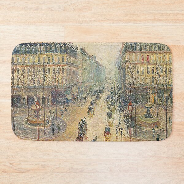Item preview, Camille Pissarro Avenue de l'Opéra snow effect in the morning designed and sold by MARWA-STORE.