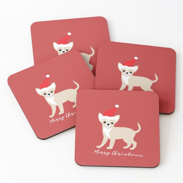 Item preview, Cute Chihuahua with Santa Claus' hat - christmas dog collection designed and sold by Olivvier.