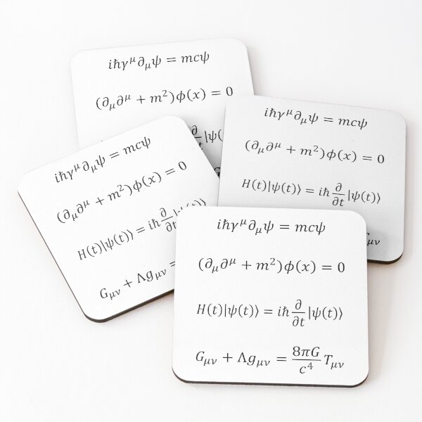 Item preview, Theoretical Physics Equations designed and sold by ScienceCorner.