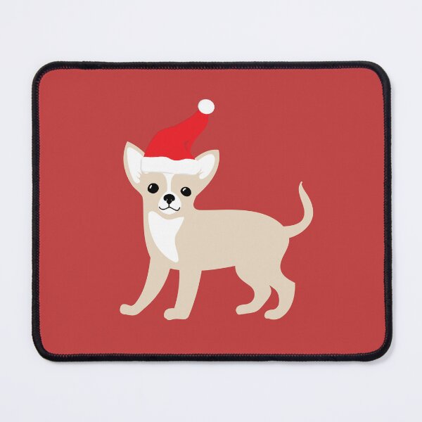 Item preview, Cute Chihuahua with Santa Claus' hat 2 - christmas dog collection designed and sold by Olivvier.