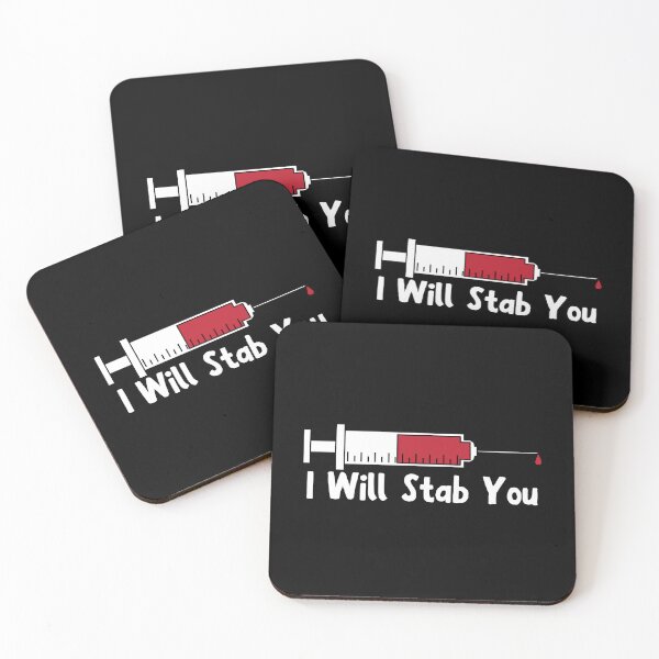 Item preview, Nurse, I Will Stab You Funny Nurse, Nursing school, Nursing Student Gift, NP Gift, Nurse Gifts, RN  designed and sold by Diferenty Shop  ⭐⭐⭐⭐⭐.
