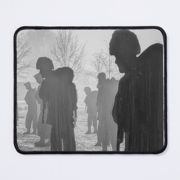 Item preview, fallen soldiers of the falklands war through fog designed and sold by EcDigitalPhoto.