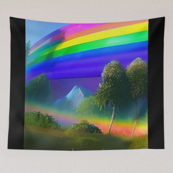 Item preview, Abstraction Rainbow Flow Colorful designed and sold by ValleyDream.