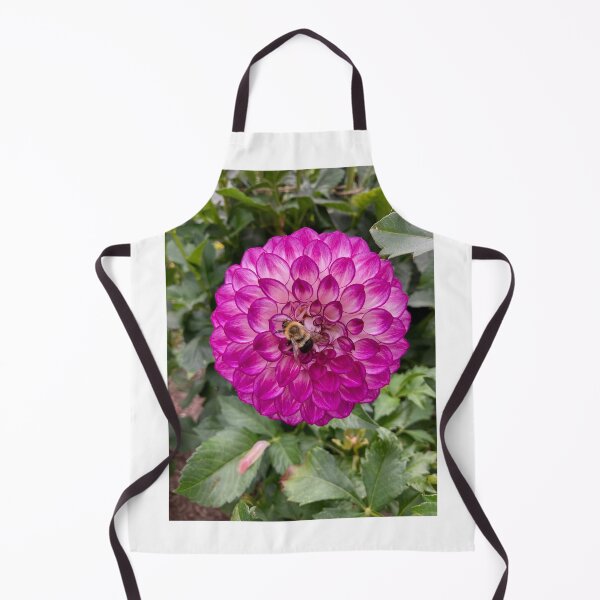 Item preview, Pink dahlia with a bumble bee designed and sold by JV.