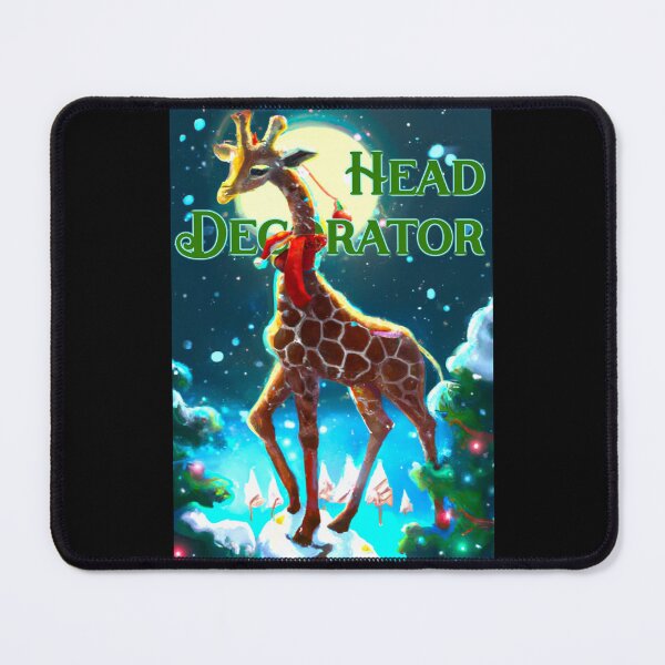 Item preview, Head Decorator Christmas Giraffe designed and sold by jamie Omahen.